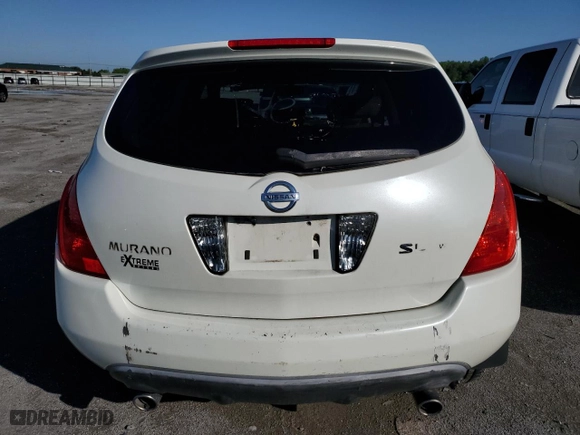 2003 Nissan Murano SE with VIN JN8AZ08W43W237891, listed as a Copart auction lot 53432624 with 0 mi miles and Non Repairable. Bid and sale history available at carsss.com. Image 6.