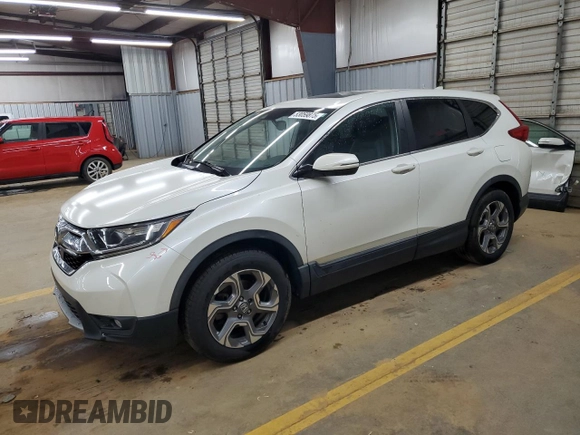 2017 Honda CR-V EX-L with VIN 2HKRW1H87HH507479, listed as a Copart auction lot 53059875 with 101,358 mi miles and Salvage Title. Bid and sale history available at carsss.com. Image 1.