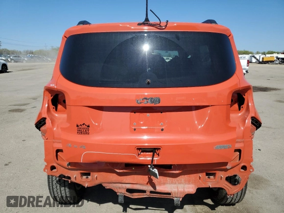 2021 Jeep Renegade Latitude with VIN ZACNJDB10MPM49868, listed as a Copart auction lot 53127945 with 46,956 mi miles and Salvage title. Bid and sale history available at DreamBid. Image 6.