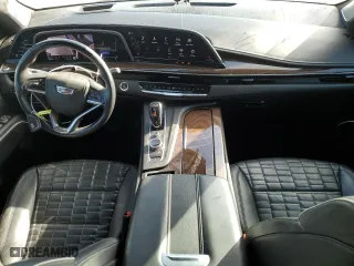 2021 Cadillac Escalade Sport Platinum with VIN 1GYS4GKT5MR434326, listed as a Copart auction lot 77497474 with 8,658 mi miles and Salvage Title. Bid and sale history available at carsss.com. Image 8.
