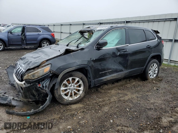 2019 Jeep Cherokee Latitude z VIN 1C4PJMCB7KD437649, wystawiony jako Copart lot #51525735 z przebiegiem Nie podano mil oraz Szkoda całkowita • Salvage title. Historia ofert i sprzedaży dostępna na DreamBid. Obrazek 1.