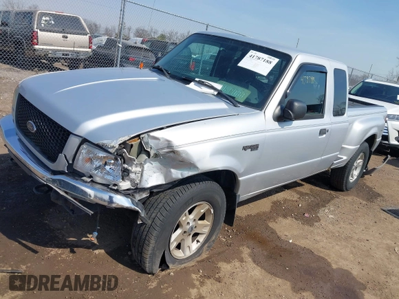 2002 Ford Ranger XL Fleet with VIN 1FTZR45E12PB64098, listed as a IAAI auction lot 41787188 with 151,053 mi miles. Bid and sale history available at carsss.com. Image 18.