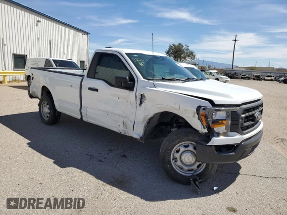 2023 Ford F-150 XL with VIN 1FTMF1CB6PKE57932, listed as a Copart auction lot 45393095 with 48,925 mi miles and Salvage Title. Bid and sale history available at carsss.com. Image 4.