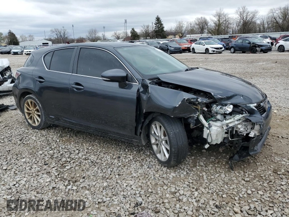 2011 Lexus CT 200h z VIN JTHKD5BH3B2004045, wystawiony jako Copart lot #51083395 z przebiegiem 155 267 mil mil oraz Szkoda całkowita • Salvage title. Historia ofert i sprzedaży dostępna na DreamBid. Obrazek 4.