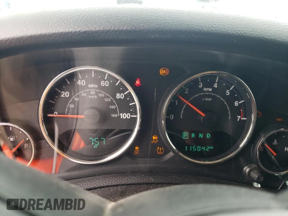 2017 Jeep Wrangler Sport with VIN 1C4AJWAGXHL540496, listed as a Copart auction lot 50692705 with 115,042 mi miles and Salvage Title. Bid and sale history available at DreamBid. Image 9.