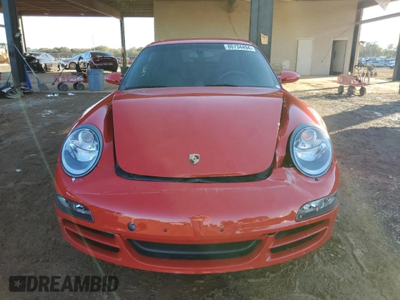 2008 Porsche 911 Carrera S with VIN WP0AB29998S731098, listed as a Copart auction lot 80734494 with 52,742 mi miles and Salvage Title. Bid and sale history available at DreamBid. Image 5.