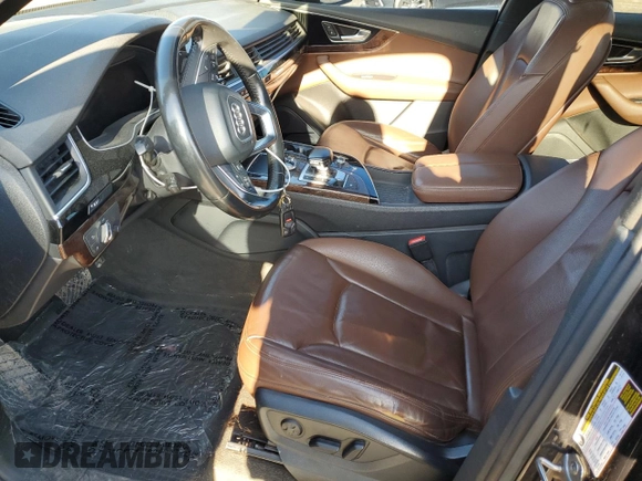 2017 Audi Q7 Premium Plus with VIN WA1LAAF7XHD034272, listed as a Copart auction lot 48025995 with 106,570 mi miles and Salvage Title. Bid and sale history available at carsss.com. Image 7.