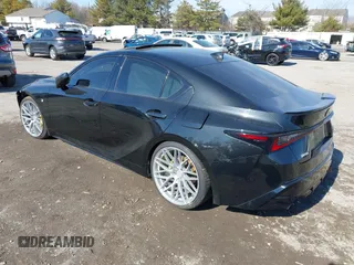 2021 Lexus IS 350 F Sport with VIN JTHGZ1E25M5020868, listed as a IAAI auction lot 41644962 with Not provided miles and . Bid and sale history available at DreamBid. Image 3.