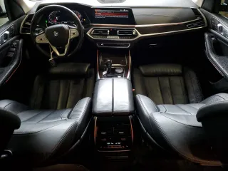 2021 BMW X7 xDrive40i with VIN 5UXCW2C0XM9H51936, listed as a Copart auction lot 45892475 with 49,554 mi miles and Salvage Title. Bid and sale history available at carsss.com. Image 8.