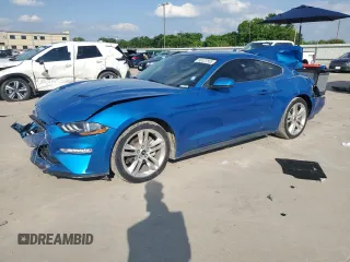 2021 Ford Mustang EcoBoost with VIN 1FA6P8TH2M5113940, listed as a Copart auction lot 56127505 with Not provided miles and Salvage title. Bid and sale history available at DreamBid. Image 1.