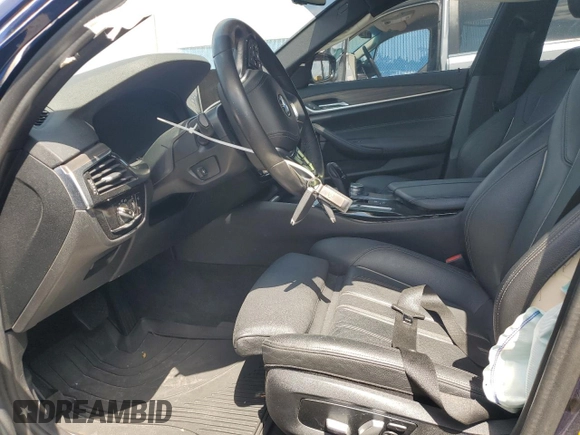 2020 BMW 5 Series 530i with VIN WBAJR3C00LWW76874, listed as a Copart auction lot 50903615 with 24,743 mi miles and Non Repairable. Bid and sale history available at DreamBid. Image 7.