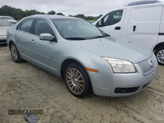 2007 Mercury Milan Premier with VIN 3MEHM08Z67R626333, listed as a Copart auction lot 74704054 with 0 mi miles and Salvage Title. Bid and sale history available at carsss.com. Image 4.