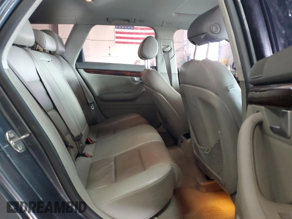 2006 Audi A4 2.0T с VIN WAUKF78E26A132449, выставлен на аукционе Copart как лот 44455335 с пробегом 160 854 миль миль и Списание • Salvage title. История ставок и продаж доступна на DreamBid. Изображение 10.