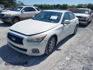 2015 Infiniti Q50 Sport with VIN JN1BV7AP4FM339122, listed as a IAAI auction lot 42566531 with 117,613 mi miles and . Bid and sale history available at DreamBid. Image 2.