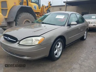 2002 Ford Taurus SES Standard with VIN 1FAFP55S42A248753, listed as a IAAI auction lot 42112264 with 219,560 mi miles. Bid and sale history available at carsss.com. Image 2.