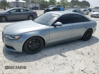 2013 Audi A6 3.0T Premium Plus with VIN WAUGGAFC4DN029105, listed as a Copart auction lot 53358765 with 221,702 mi miles and Clean Title. Bid and sale history available at carsss.com. Image 1.