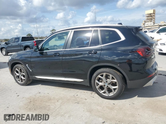 2024 BMW X3 sDrive30i with VIN 5UX43DP00R9U52981, listed as a Copart auction lot 45053885 with 29,463 mi miles and Clean Title. Bid and sale history available at DreamBid. Image 2.
