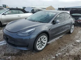 2023 Tesla Model 3 z VIN 5YJ3E1EA5PF453340, wystawiony jako Copart lot #45704835 z przebiegiem 27 114 mil mil oraz Szkoda całkowita • Salvage title. Historia ofert i sprzedaży dostępna na DreamBid. Obrazek 1.