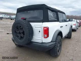 2022 Ford Bronco with VIN 1FMDE5BH2NLB90209, listed as a IAAI auction lot 41847294 with 17,721 mi miles. Bid and sale history available at carsss.com. Image 4.