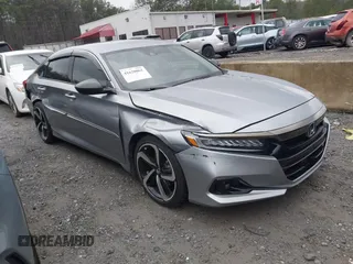 2022 Honda Accord Sedan Sport SE with VIN 1HGCV1F40NA077159, listed as a IAAI auction lot 41620062 with 31,396 mi miles. Bid and sale history available at carsss.com. Image 1.