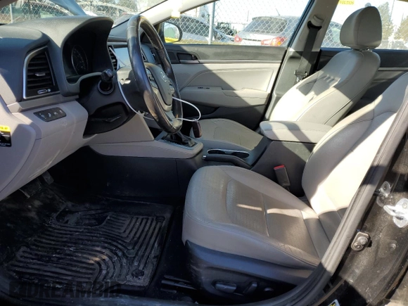2017 Hyundai Elantra Limited with VIN 5NPD84LF3HH068745, listed as a Copart auction lot 44382565 with 99,496 mi miles and Salvage Title. Bid and sale history available at DreamBid. Image 7.