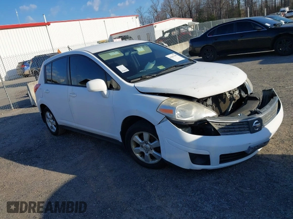 2009 Nissan Versa 1.8 SL with VIN 3N1BC13E99L476571, listed as a IAAI auction lot 41863208 with 1 mi miles. Bid and sale history available at carsss.com. Image 1.