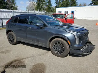2021 Cadillac XT4 AWD Luxury with VIN 1GYFZBR48MF034573, listed as a Copart auction lot 51114315 with 53,066 mi miles and Salvage title. Bid and sale history available at DreamBid. Image 4.