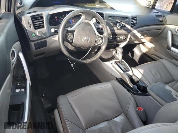 2012 Honda Civic Cpe EX-L with VIN 2HGFG3B18CH541781, listed as a Copart auction lot 50401085 with 141,781 mi miles and Salvage Title. Bid and sale history available at carsss.com. Image 8.
