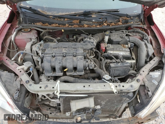 2014 Nissan Sentra S with VIN 3N1AB7AP1EL617617, listed as a Copart auction lot 53881715 with 104,587 mi miles and Clean Title. Bid and sale history available at DreamBid. Image 11.