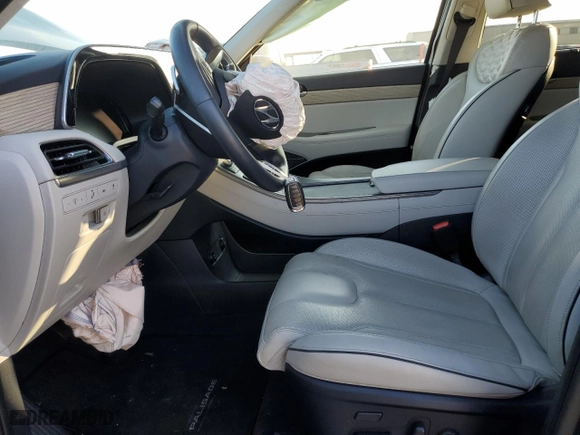 2021 Hyundai Palisade Limited with VIN KM8R54HE0MU211192, listed as a Copart auction lot 46872705 with 33,592 mi miles and Salvage Title. Bid and sale history available at carsss.com. Image 7.