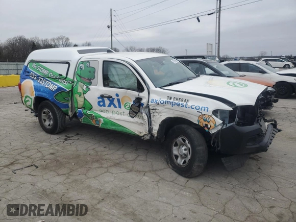 2021 Toyota Tacoma SR with VIN 3TYRX5GN9MT015377, listed as a Copart auction lot 41599895 with 114,659 mi miles and Salvage title. Bid and sale history available at DreamBid. Image 4.