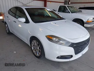 2013 Dodge Dart Limited with VIN 1C3CDFCH6DD135010, listed as a IAAI auction lot 42215571 with 187,182 mi miles. Bid and sale history available at carsss.com. Image 1.