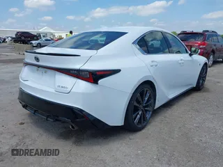 2023 Lexus IS 350 F Sport z VIN JTHGZ1B25P5059873, wystawiony jako IAAI lot #42203427 z przebiegiem 40 084 mil mil oraz . Historia ofert i sprzedaży dostępna na DreamBid. Obrazek 4.