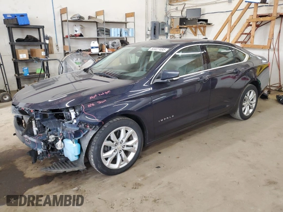 2018 Chevrolet Impala LT with VIN 2G1105S37J9131466, listed as a Copart auction lot 53327495 with 184,572 mi miles and Salvage Title. Bid and sale history available at DreamBid. Image 1.