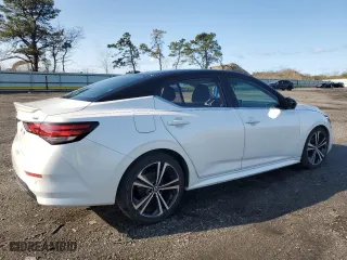 2020 Nissan Sentra SR with VIN 3N1AB8DV4LY299654, listed as a Copart auction lot 51071195 with 46,092 mi miles and Salvage Title. Bid and sale history available at carsss.com. Image 3.