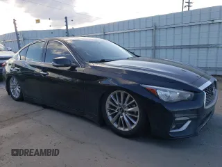 2021 Infiniti Q50 3.0t LUXE with VIN JN1EV7BP9MM700661, listed as a Copart auction lot 47864815 with 70,459 mi miles and Non Repairable. Bid and sale history available at carsss.com. Image 4.