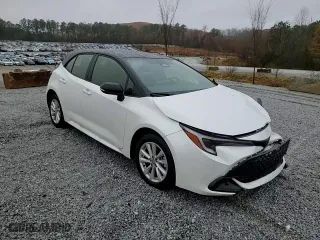 2025 Toyota Corolla Hatchback SE with VIN JTND4MBE4S3234970, listed as a Copart auction lot 84327214 with 5,764 mi miles and Salvage Title. Bid and sale history available at carsss.com. Image 11.