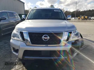 2020 Nissan Armada SL with VIN JN8AY2ND6L9106431, listed as a Copart auction lot 85059094 with 122,697 mi miles and Salvage Title. Bid and sale history available at carsss.com. Image 5.