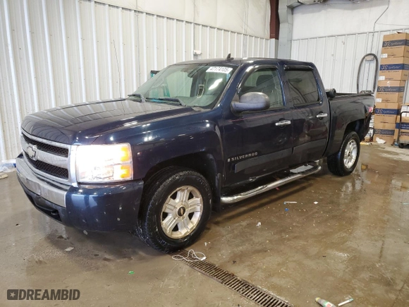 2007 Chevrolet Silverado 1500 LTZ with VIN 2GCEK13M071639580, listed as a Copart auction lot 47174105 with 0 mi miles and Clean Title. Bid and sale history available at carsss.com. Image 1.