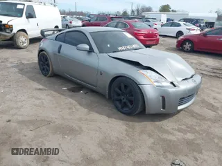 2004 Nissan 350Z Touring with VIN JN1AZ34DX4M100407, listed as a IAAI auction lot 41758380 with 154,166 mi miles. Bid and sale history available at carsss.com. Image 1.