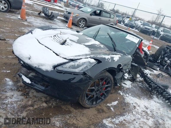 2019 Chevrolet Corvette 1LT with VIN 1G1YB2D71K5119819, listed as a IAAI auction lot 41598743 with 1 mi miles. Bid and sale history available at carsss.com. Image 17.