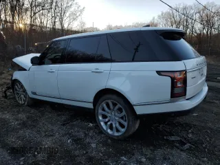 2017 Land Rover Range Rover with VIN SALGS5FE7HA328474, listed as a Copart auction lot 45054175 with 56,600 mi miles and Salvage title. Bid and sale history available at DreamBid. Image 2.