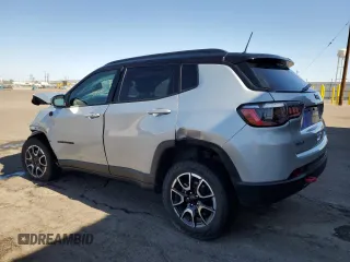 2024 Jeep Compass Trailhawk with VIN 3C4NJDDN5RT149794, listed as a Copart auction lot 58377035 with 24,193 mi miles and Non repairable. Bid and sale history available at DreamBid. Image 2.
