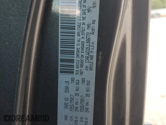 2018 Jeep Wrangler JK Unlimited Sport S with VIN 1C4BJWDG9JL886772, listed as a Copart auction lot 71031344 with 67,891 mi miles and Salvage Title. Bid and sale history available at carsss.com. Image 13.