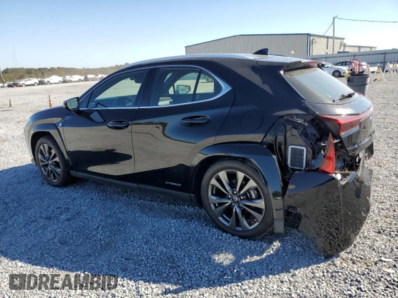 2022 Lexus UX 250h F Sport with VIN JTHR9JBH6N2060302, listed as a Copart auction lot 77128664 with 46,532 mi miles and Salvage Title. Bid and sale history available at DreamBid. Image 2.