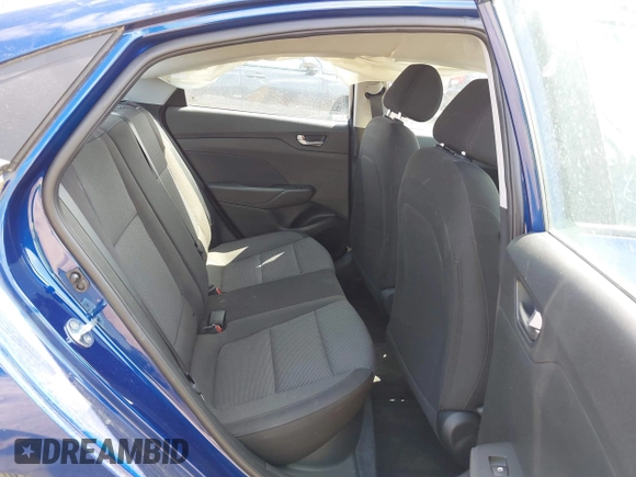 2022 Hyundai Accent SE z VIN 3KPC24A61NE185658, wystawiony jako IAAI lot #42278607 z przebiegiem 5 596 mil mil oraz . Historia ofert i sprzedaży dostępna na DreamBid. Obrazek 8.