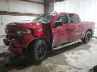 2024 Chevrolet Silverado 1500 RST with VIN 1GCUDEED9RZ402106, listed as a Copart auction lot 85338084 with 0 mi miles and Salvage Title. Bid and sale history available at carsss.com. Image 1.
