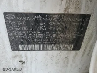 2019 Hyundai Elantra SEL with VIN 5NPD84LF6KH469908, listed as a Copart auction lot 49059455 with 109,200 mi miles and Salvage Title. Bid and sale history available at carsss.com. Image 15.