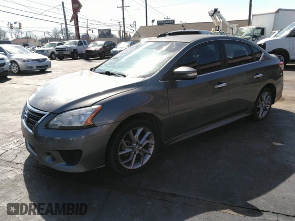 2015 Nissan Sentra SV with VIN 3N1AB7AP6FY229027, listed as a IAAI auction lot 41724352 with 183,736 mi miles and . Bid and sale history available at DreamBid. Image 2.