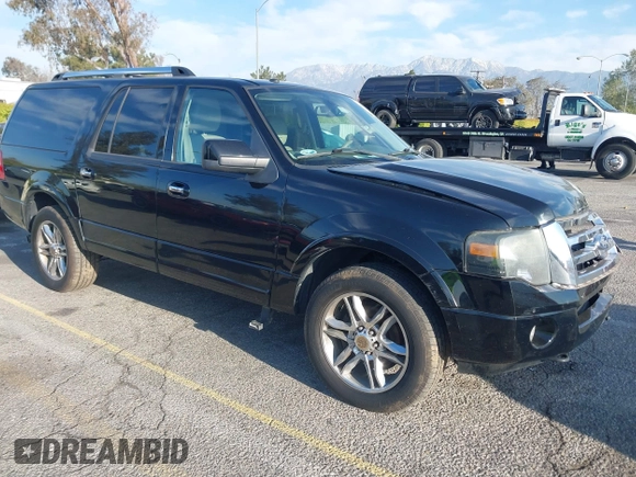 2012 Ford Expedition EL Limited with VIN 1FMJK2A54CEF09905, listed as a IAAI auction lot 41852781 with 64,762 mi miles. Bid and sale history available at carsss.com. Image 1.
